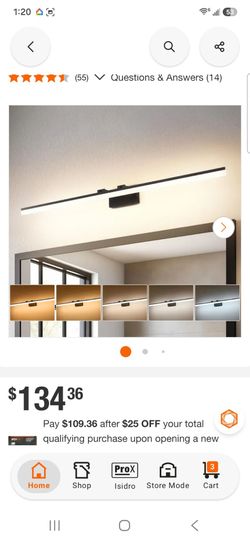 Vanity Light New 55"