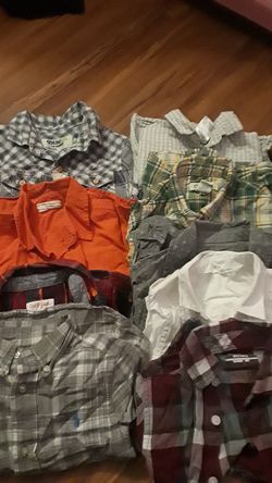 9 dress shirts 18-24 months