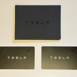 BRAND NEW Tesla Key Cards and Bifold Wallet