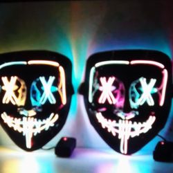 New To Halloween LED Face Mask Brand New