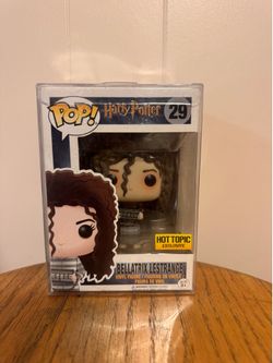 Harry Potter Bellatrix Lestrange Hot Topic Funko Pop Figure #29 w/ Pop Protector