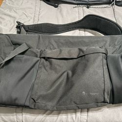 Kookoomia All-Black Gym Bag — Large Duffle / Backpack, Shoe Compartment + Wet Pocket