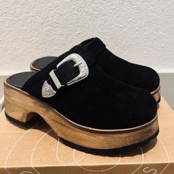 UO Suede Clogs 
