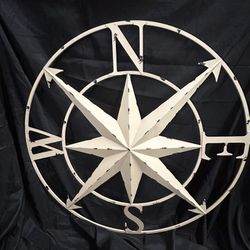 Metal Art- 39” Compass Rose! 
