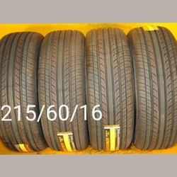4 New Tires For Sale 215/60/16 We Service Motorcycle Tires