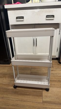 3-Tier Slim Rolling Cart