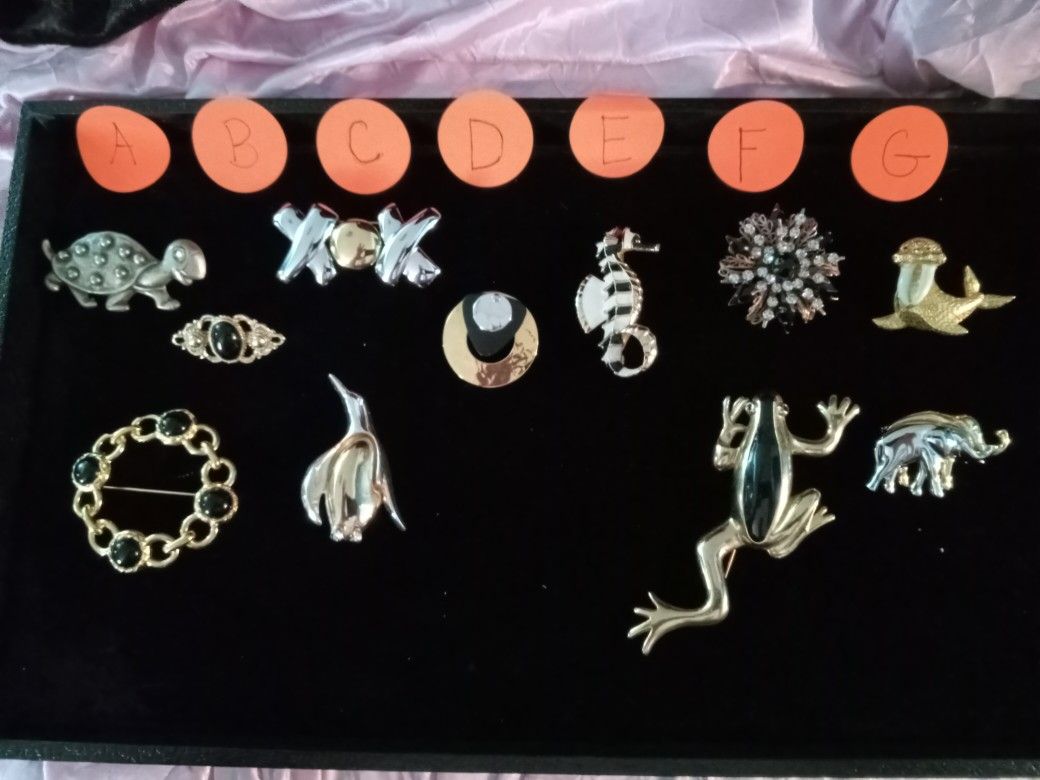 Vintage Brooches And Pins