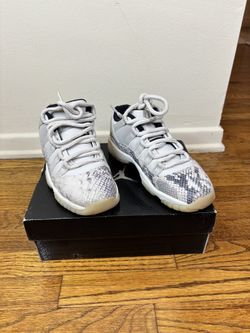 Nike Air Jordan 11 Retro Low Light Bone Snakeskin 2018 4 Youth
