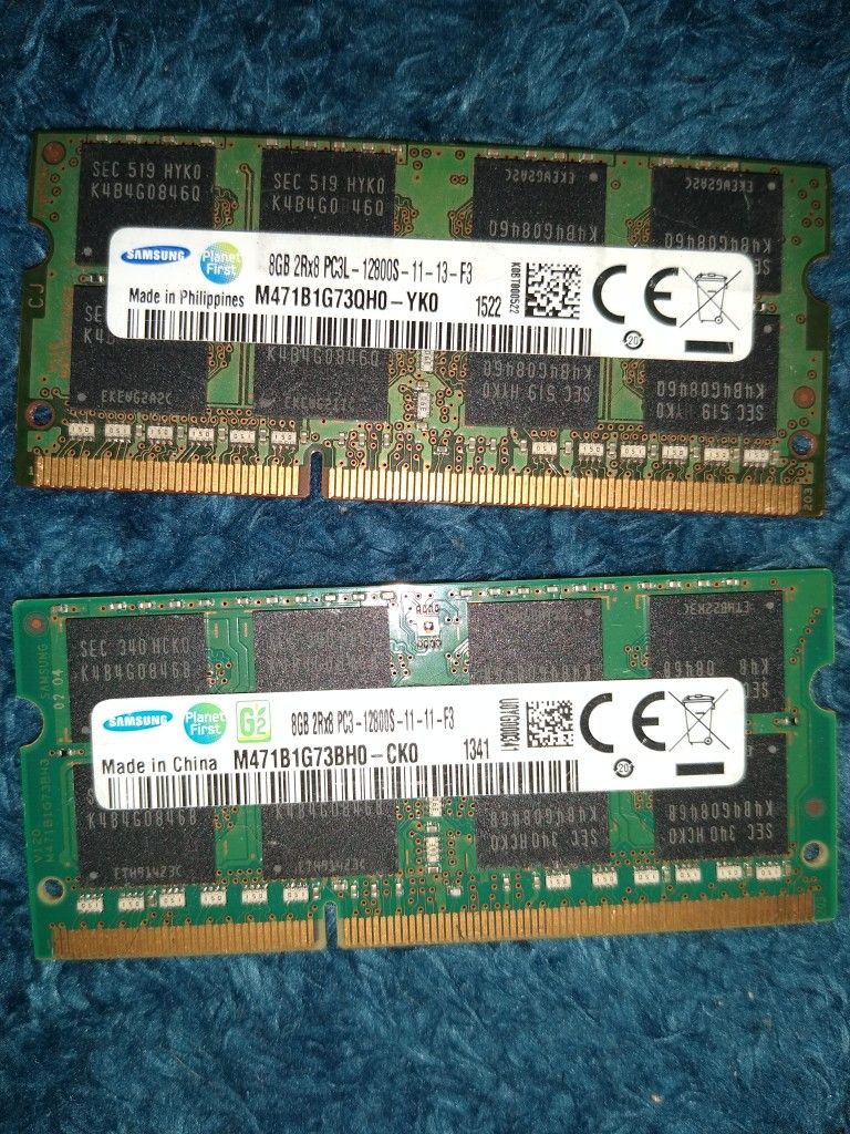 8gb X2 Laptop Ddr3 Ram