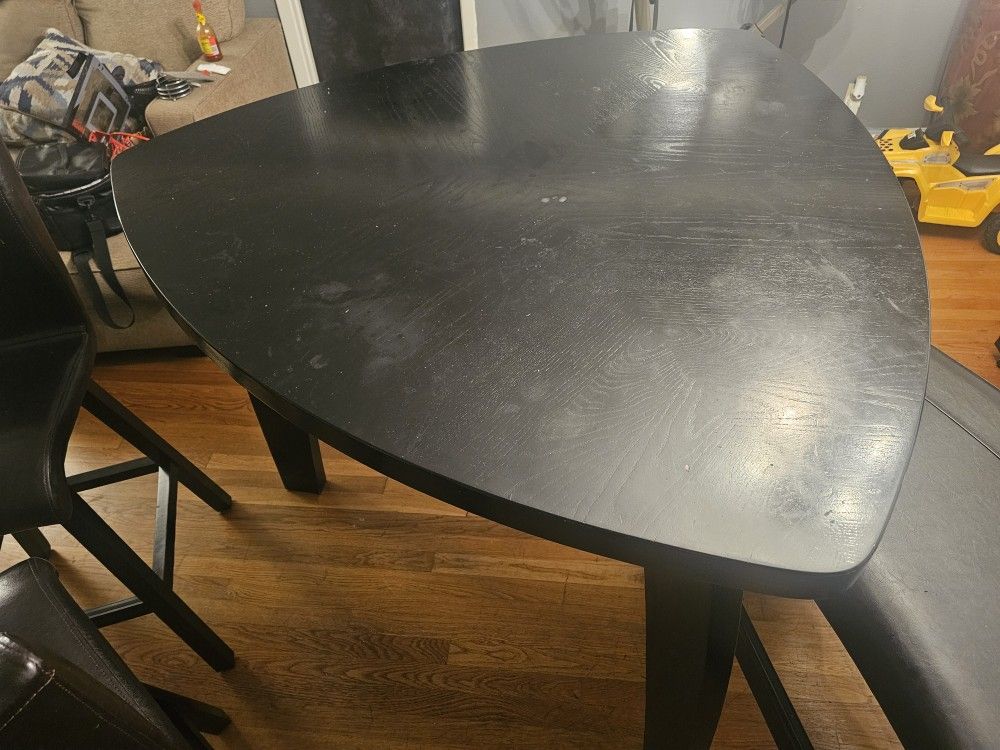 Dining Table With Chairs And Bench