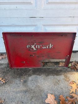 Exmark side bag plate