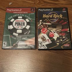 PS2 Hard Rock & World Series Poker