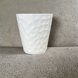 White Plant Pot 5”x6”