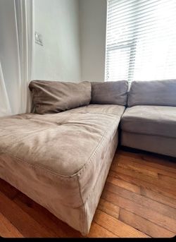 Sectional Cloud  Sofa Bed Gray