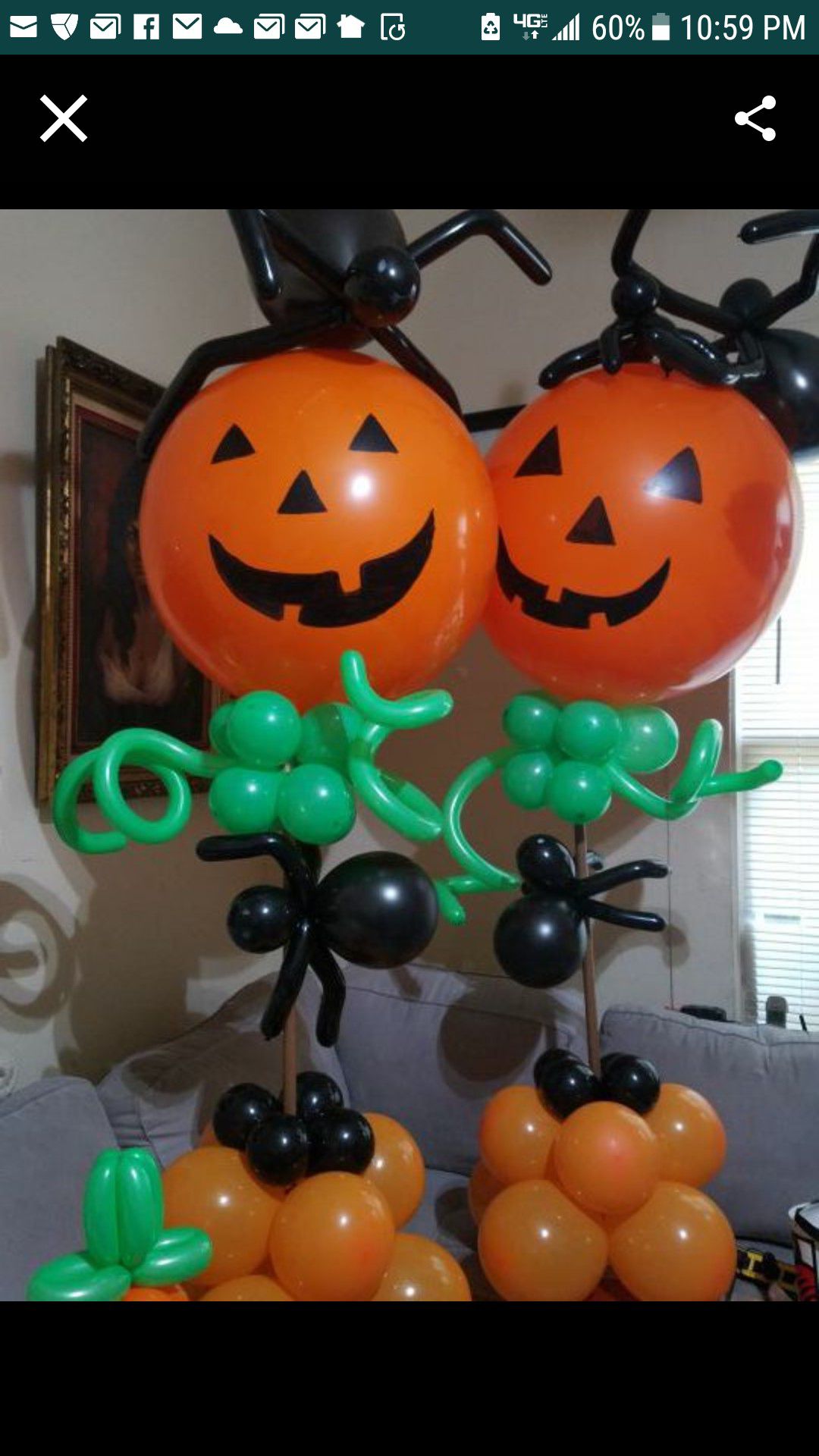 Halloween balloon/ globos decorations