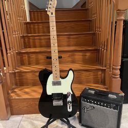 Fender MIM Telecaster (Upgraded Pickup) W/ Fender Amp
