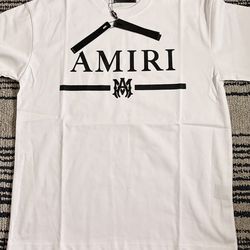 Amiri shirt white bar