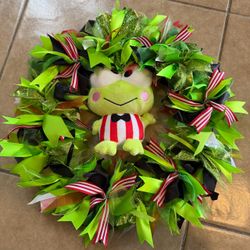 hand made Keroppi sanrio character wreath