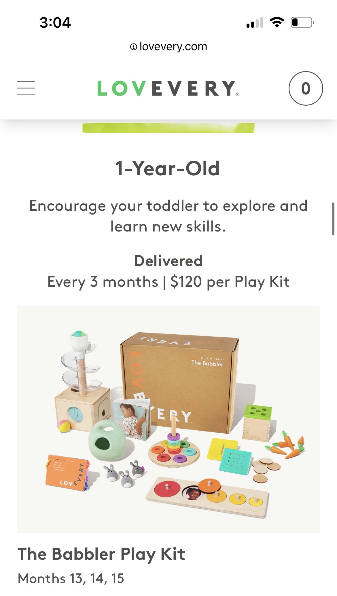 LOVEVERY - Babbler playkit + Free Toys 