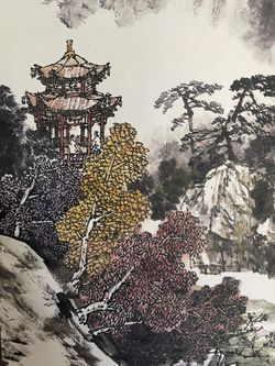Chinese scroll paintings