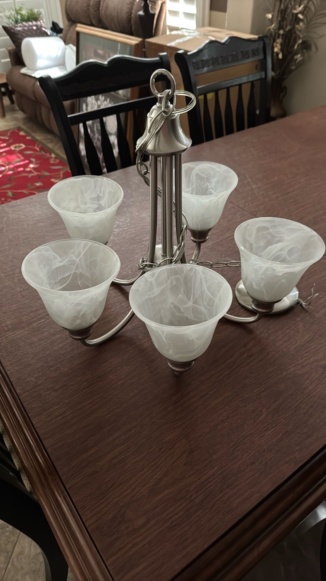 Silver Chandelier- New