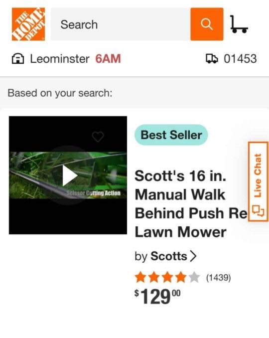 Scott's 16 in. Elite Reel Mower