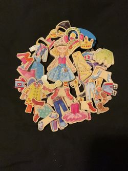 Rose Wooden Dress Up Doll