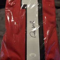 Deebo Combo Signed Jersey And Mini Helmet