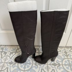 Women’s INC Knee High Brown Color Boots, Size 5.5M