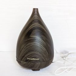 InnoGear 200ml Essential Oil Diffuser Wood Grain Ultrasonic Aromatherapy