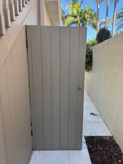 Wooden garden gate