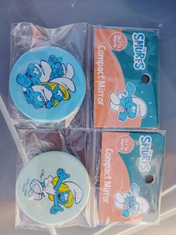 Smurfs compact mirror 🪞