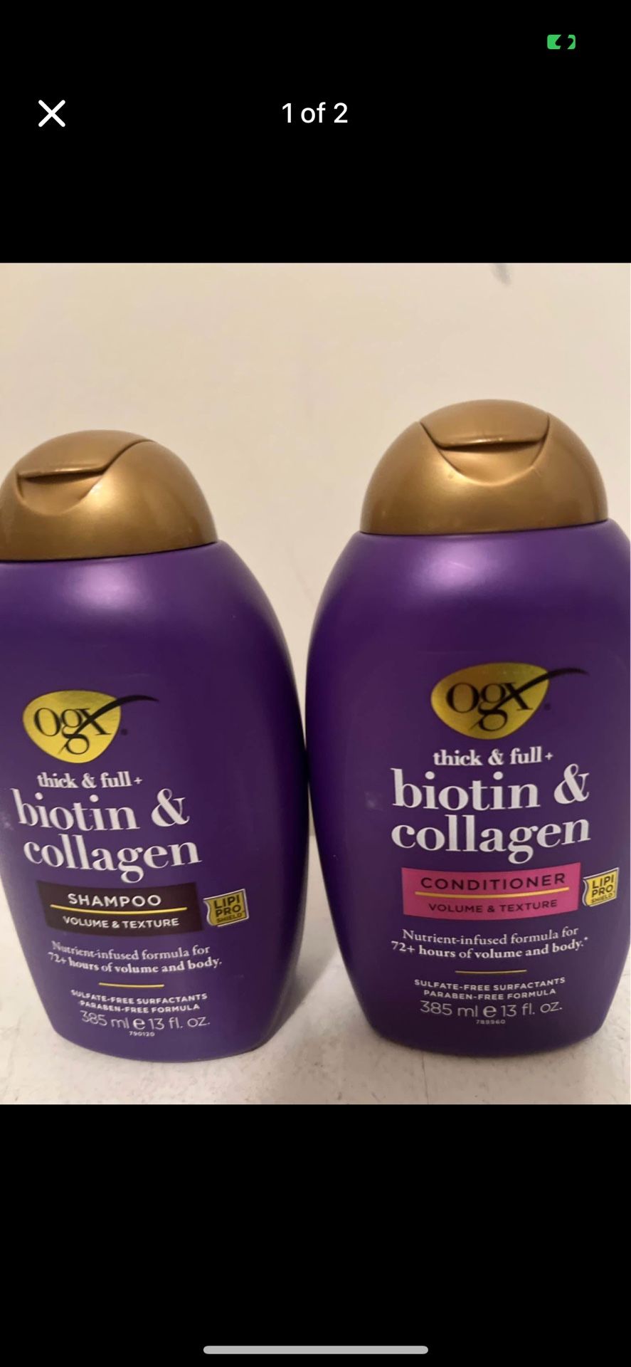 OgX Shampoo And Conditioner $6 A Set