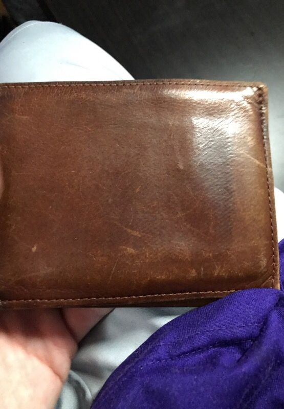 Coach leather wallet