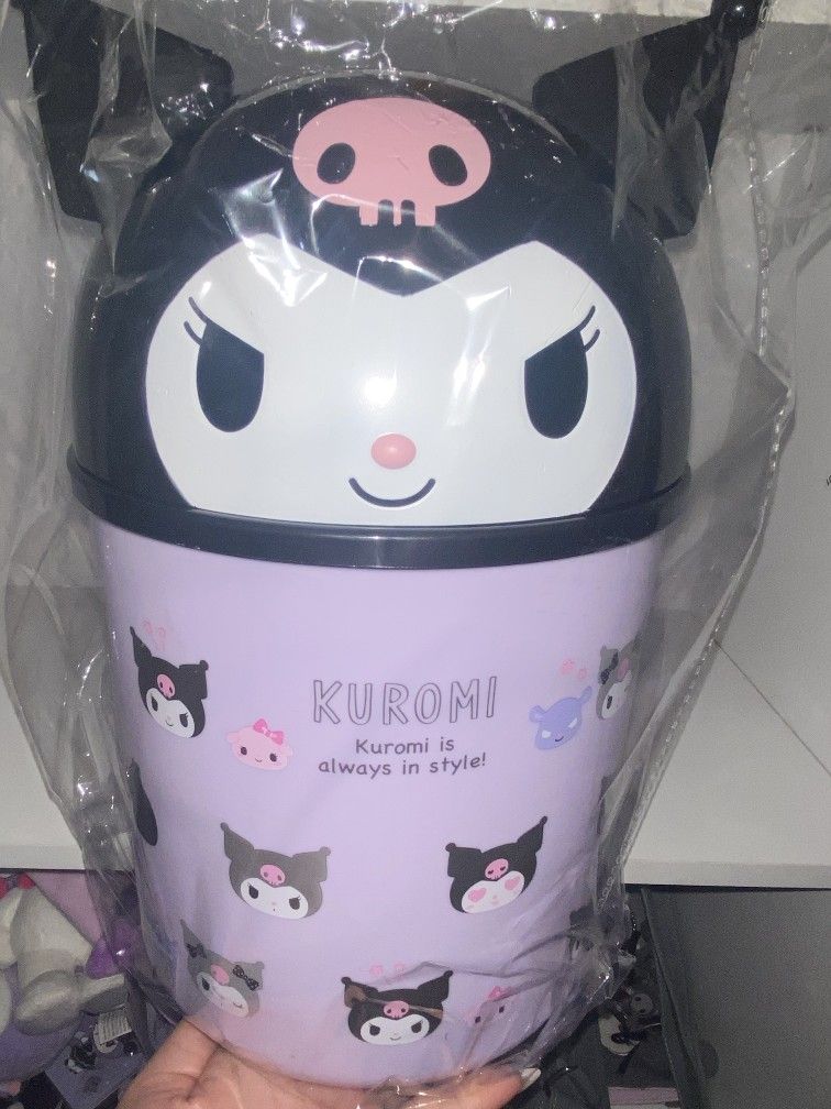 Sanrio Kuromi Trash Can