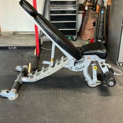 Hoist (flat, incline, decline) Adjustable Bench With Leg Attachment