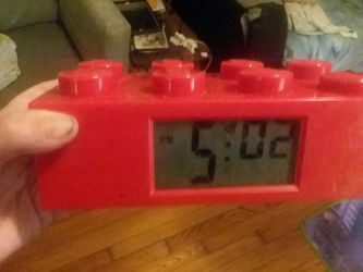 Lego alarm clock