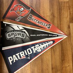 3 Different Team Flags