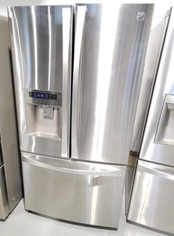 Kenmore 3-Door Stainless Steel Refrigerator
