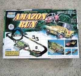 Marchon MR-1 Vtg. 1991 AMAZON RUN Slot Car Race Set Brand New Factory Sealed!