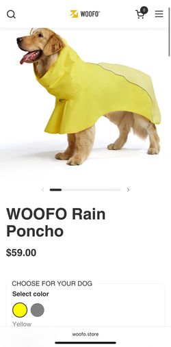 3XL WOOFO Rain Poncho