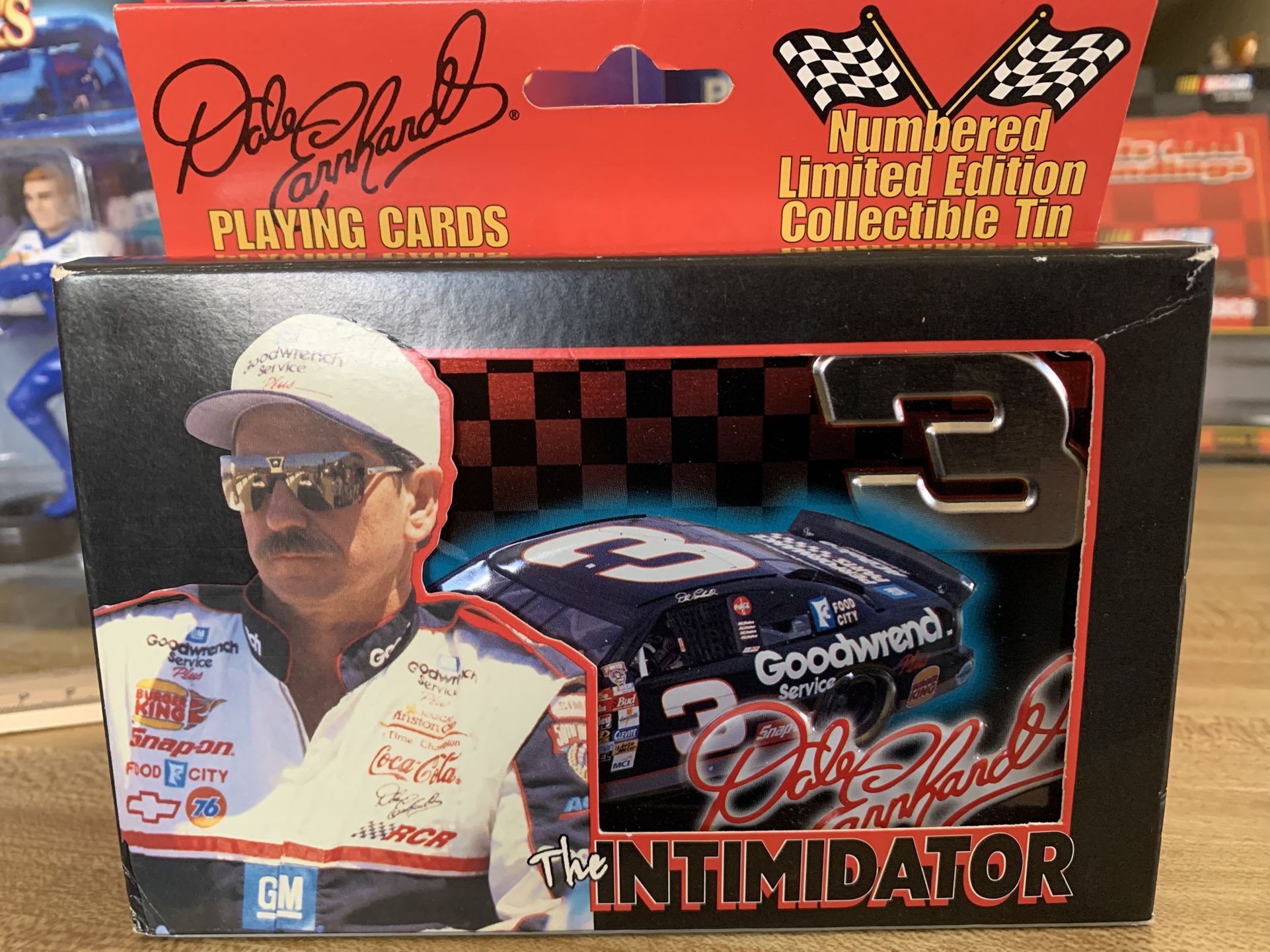 NASCAR Dale Earnhardt 2 Deck Playing Card In Tin