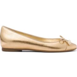 MICHAEL Kors Gia ballet flats with a bow Gold Size 8.5
