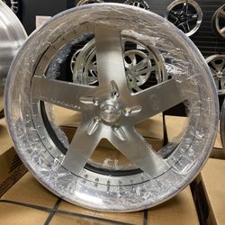 Billet Blvd42 With Matching Wheel 24” 5x120.65 5x4.75 