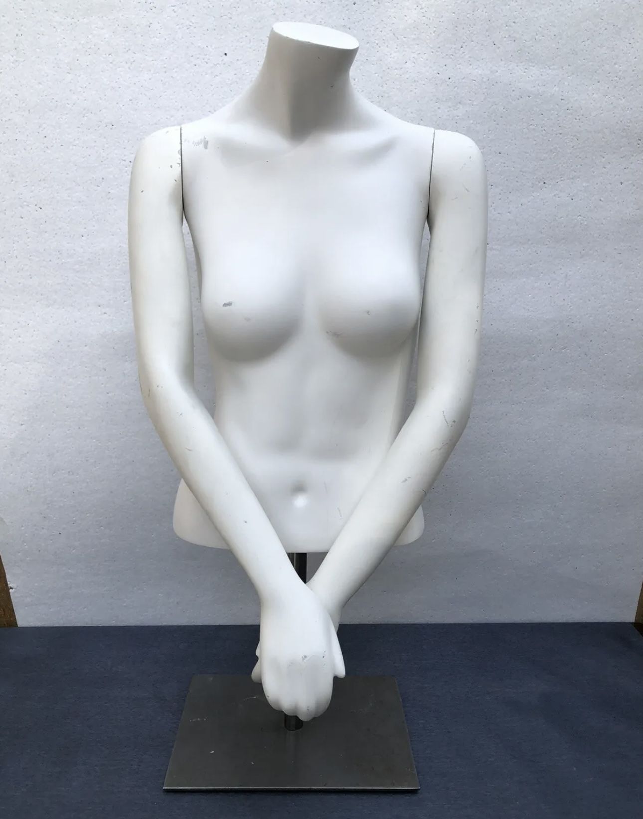 female Torso mannequin With Stand  ( 2 Available) 