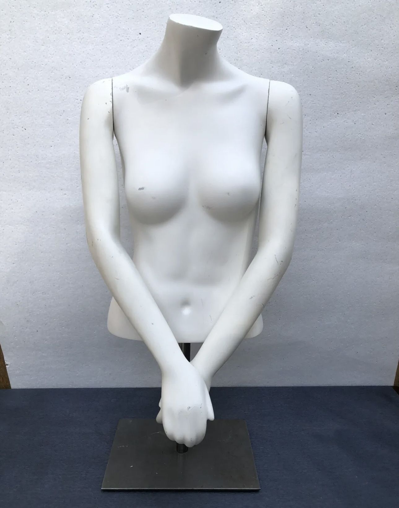 female Torso mannequin With Stand ( 2 Available)