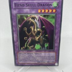 Konami Yugioh TCG Fiend Skull Dragon (foil)