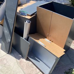 Free Desk And Cabinet