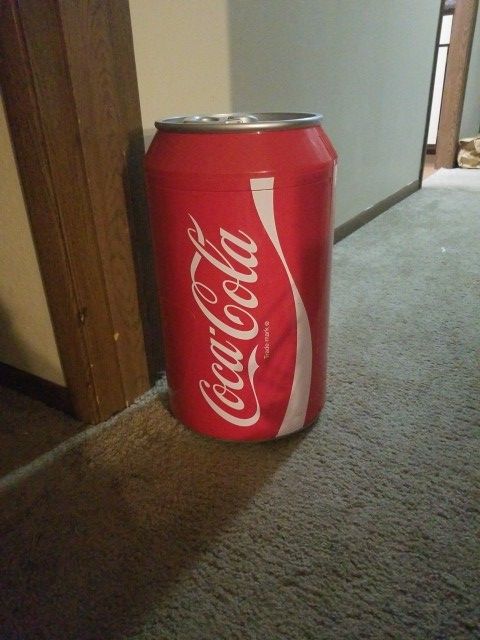 Coca cola storage shelf