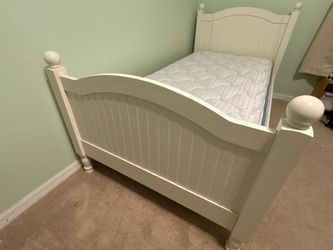 Pottery Barn Twin Bed with Mattress
